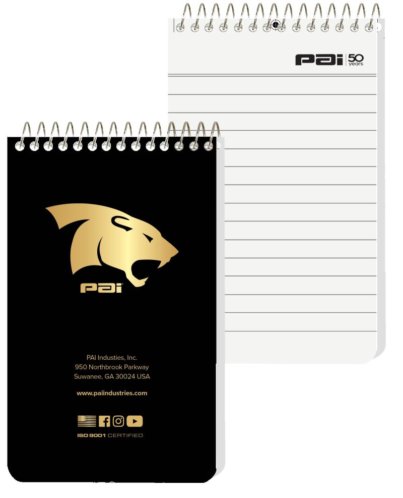 Custom Full Color Imprinted Sheet Pocket Coil Notebooks (2 7/8"x 4 ¾") - 2