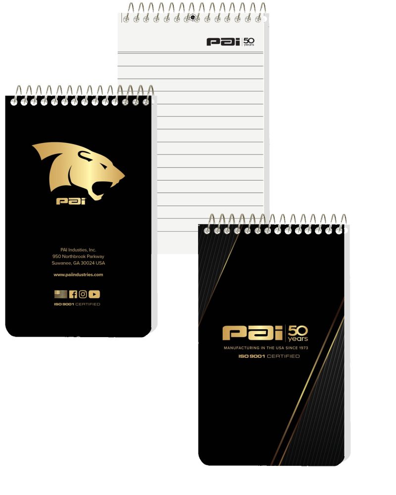 Custom Full Color Imprinted Sheet Pocket Coil Notebooks (2 7/8"x 4 ¾") - 3