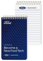 Custom Full Color Imprinted Sheet Pocket Coil Notebooks (2 7/8"x 4 ¾") - 5