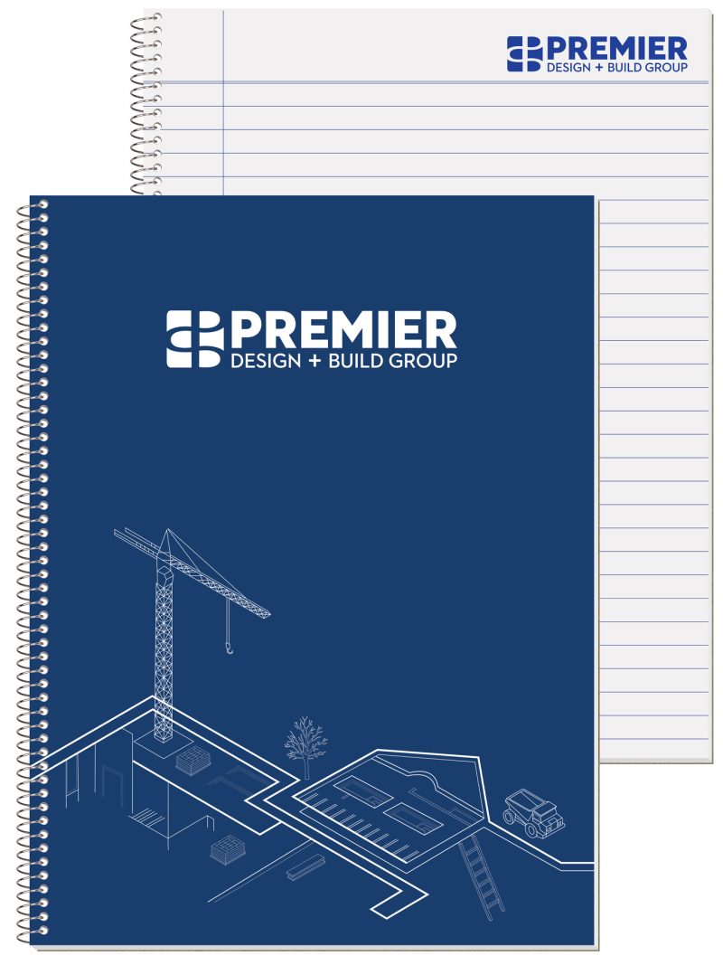Custom Full Color Imprinted Sheets Composition Notebook (8 3/16"x 10 7/8") - 4