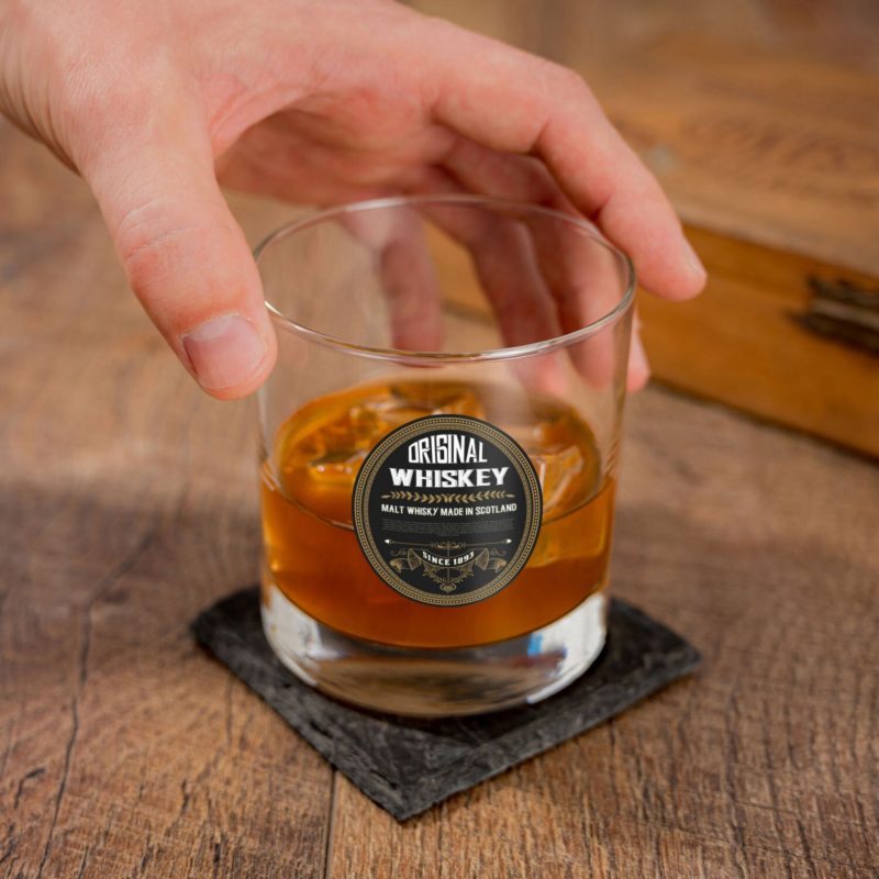 Custom Full Color Whiskey Glass 10.5 Oz - 4