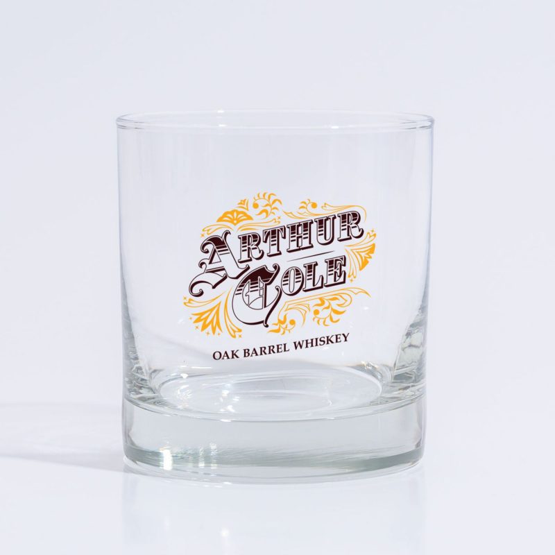 Custom Full Color Whiskey Glass 10.5 Oz