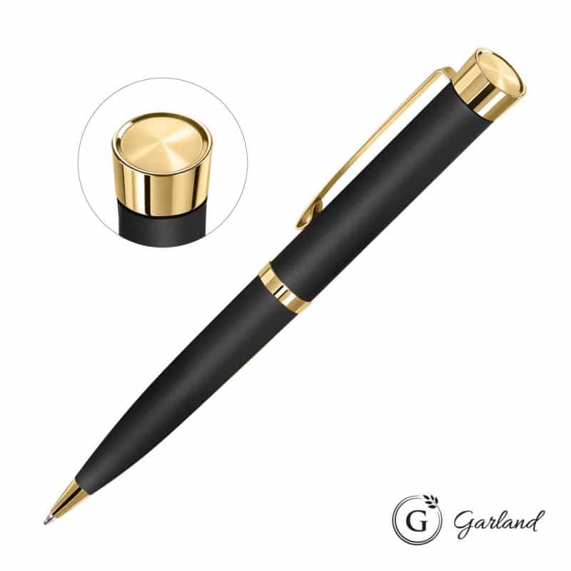 Custom Garland® Executive Color Custom Emblem Ballpoint Pen - Gold - 7