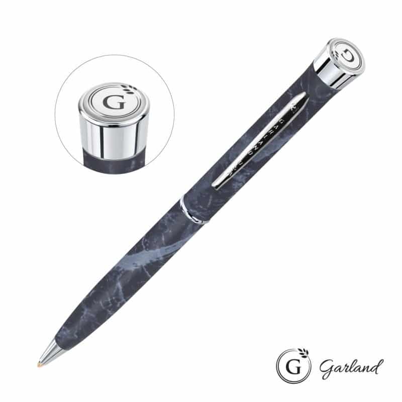 Custom Garland® Liberty Ballpoint Pen - Chrome - 9