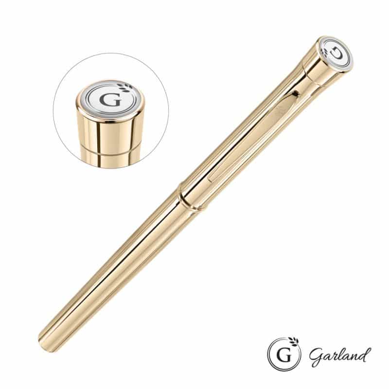 Custom Garland® Signature Rollerball Pen - Gold - 5