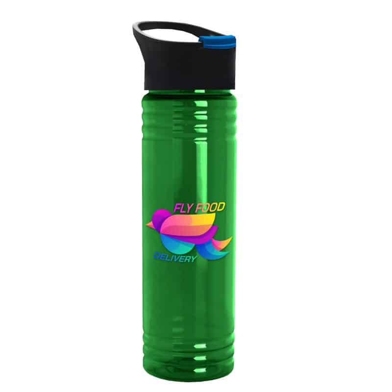 Garyline® Slim Fit RPET Bottle with Pop-Up Lid – 24 oz. – Swag Made in ...