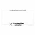 Custom Garyline® 3-D Corner-View License Plate Frame - 1