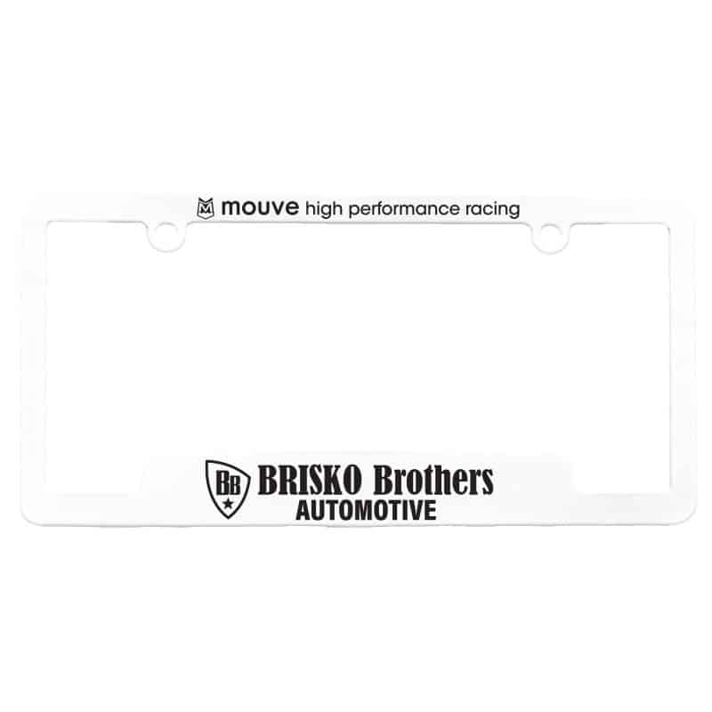Custom Garyline® 3-D Corner-View License Plate Frame - 1