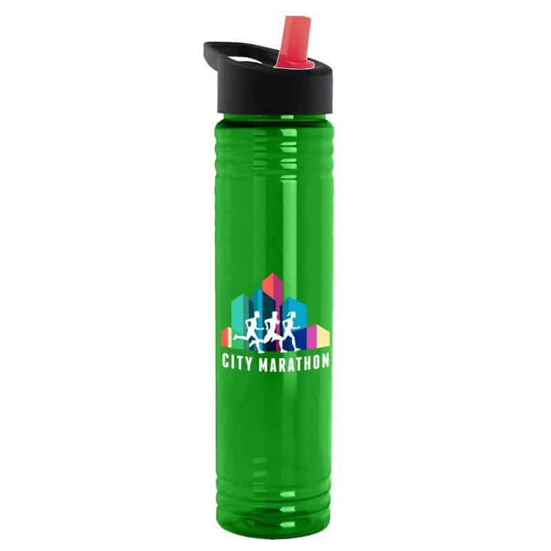 Custom Garyline® Adventure Tritan® Renew Bottle with Flip-Straw Lid - 32 oz. - 6