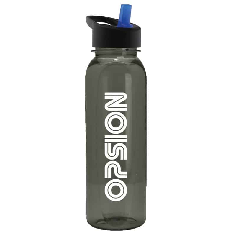 Custom Garyline® Boss Embossed Tritan® Bottle with Flip-Straw Lid - 24 oz. - 1