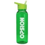 Custom Garyline® Boss Embossed Tritan® Bottle with Flip-Straw Lid - 24 oz. - 3