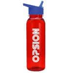 Custom Garyline® Boss Embossed Tritan® Bottle with Flip-Straw Lid - 24 oz. - 6