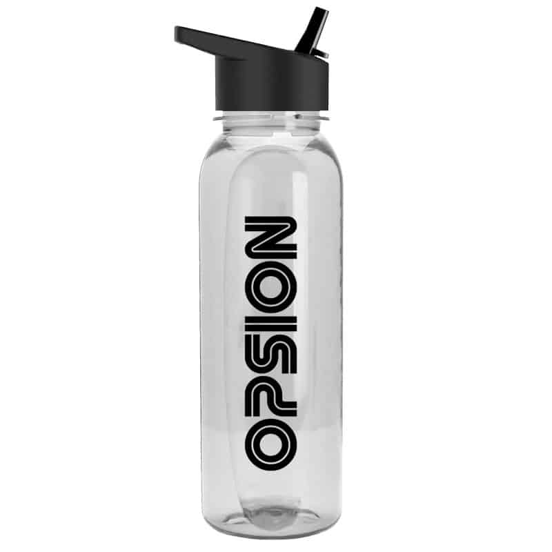 Custom Garyline® Boss Embossed Tritan® Bottle with Flip-Straw Lid - 24 oz.