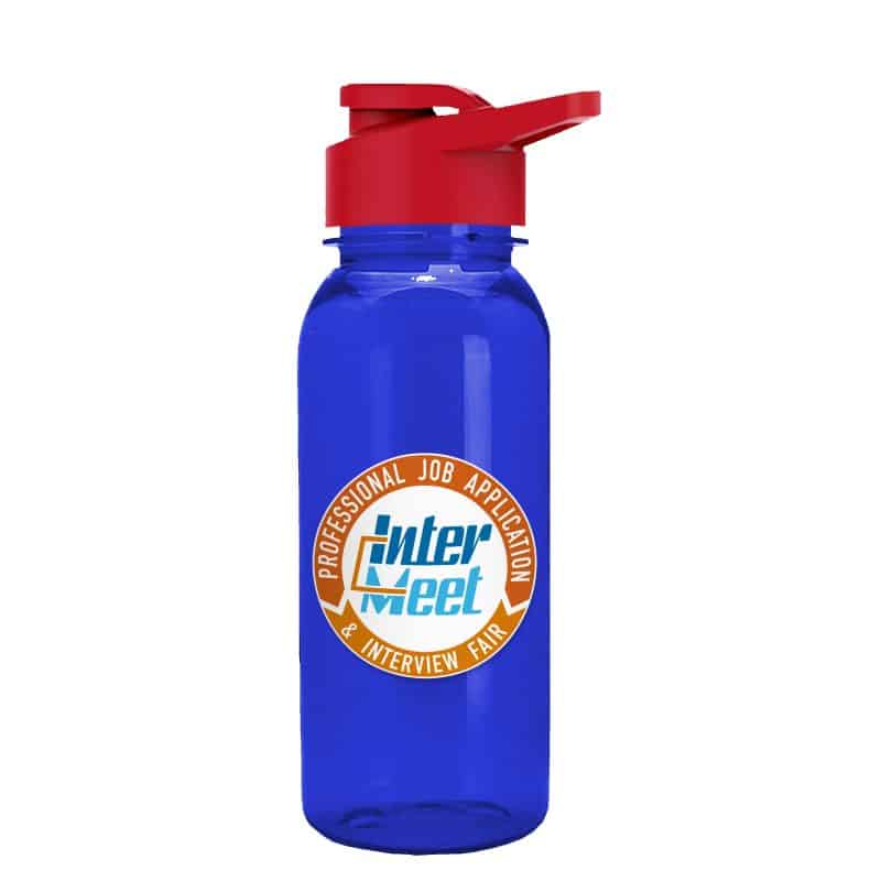 Custom Garyline® Cadet Tritan® Bottle with Drink-Thru Lid - 18 oz. - 7