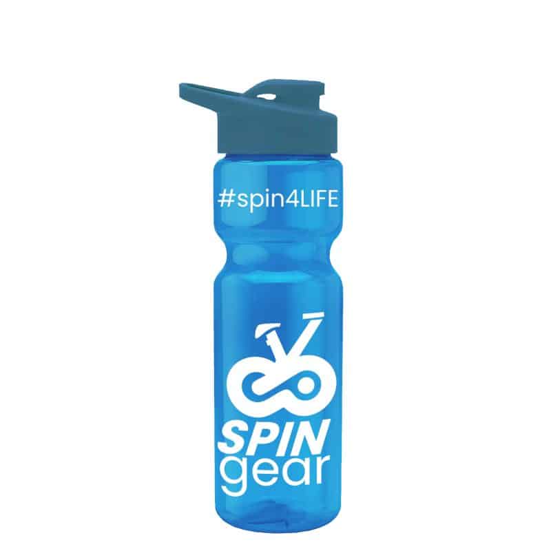 Custom Garyline® Champ Bottle with Drink-Thru Lid - 28 oz. - 5