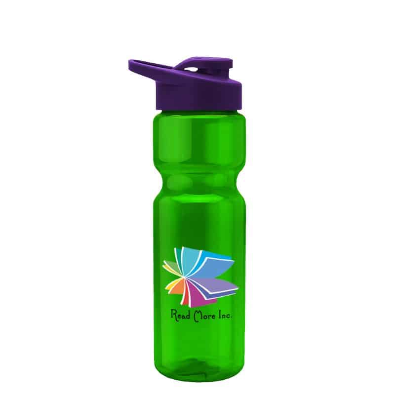 Custom Garyline® Champ Bottle with Drink-Thru Lid - 28 oz. - 7