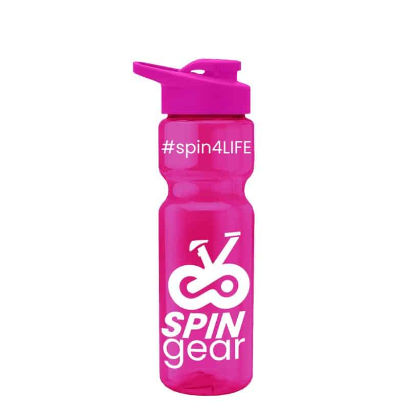 Custom Garyline® Champ Bottle with Drink-Thru Lid - 28 oz. - 8