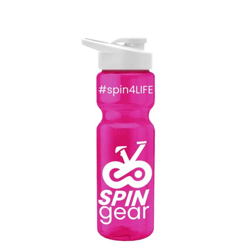 Custom Garyline® Champ Bottle with Drink-Thru Lid - 28 oz. - 9