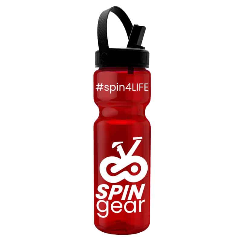 Custom Garyline® Champ Bottle with Flip-Straw