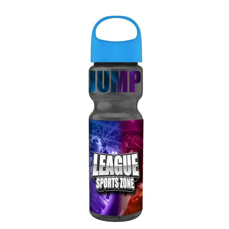 Custom Garyline® Champ Bottle with Oval Crest Lid - 28 oz. - 1