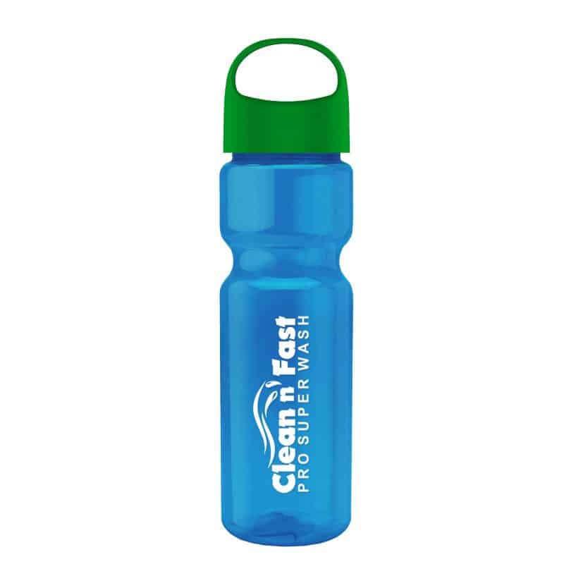 Custom Garyline® Champ Bottle with Oval Crest Lid - 28 oz. - 2