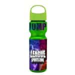 Custom Garyline® Champ Bottle with Oval Crest Lid - 28 oz. - 3