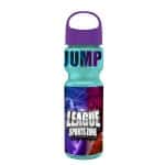 Custom Garyline® Champ Bottle with Oval Crest Lid - 28 oz. - 7