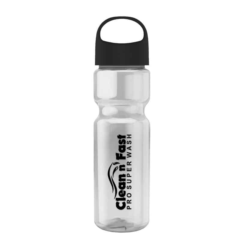 Custom Garyline® Champ Bottle with Oval Crest Lid - 28 oz.