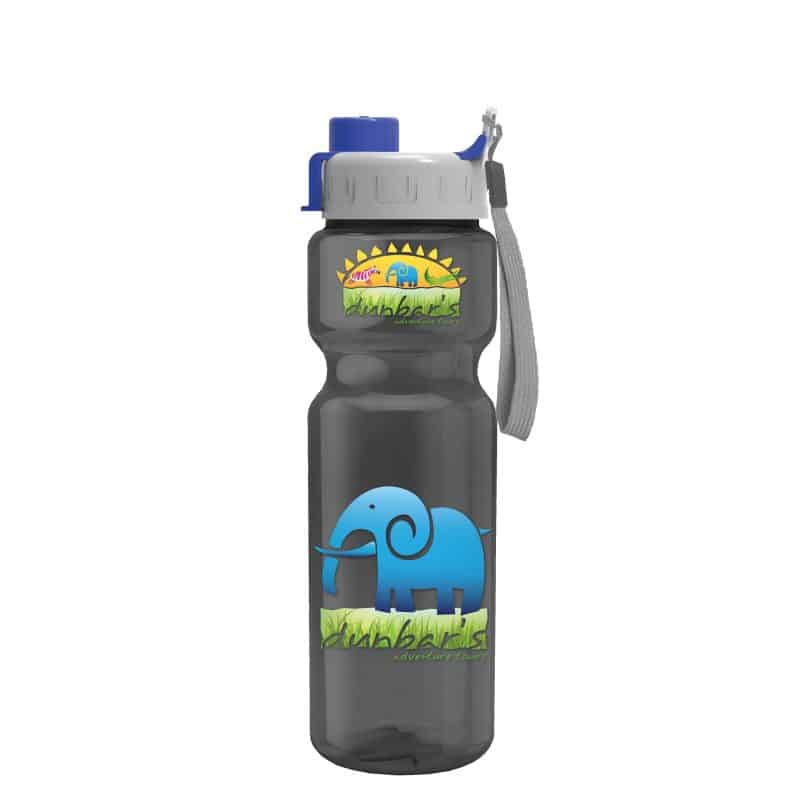 Custom Garyline® Champ Bottle with Quick-Snap Lid - 28 oz. - 1