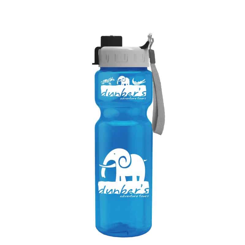 Custom Garyline® Champ Bottle with Quick-Snap Lid - 28 oz. - 2