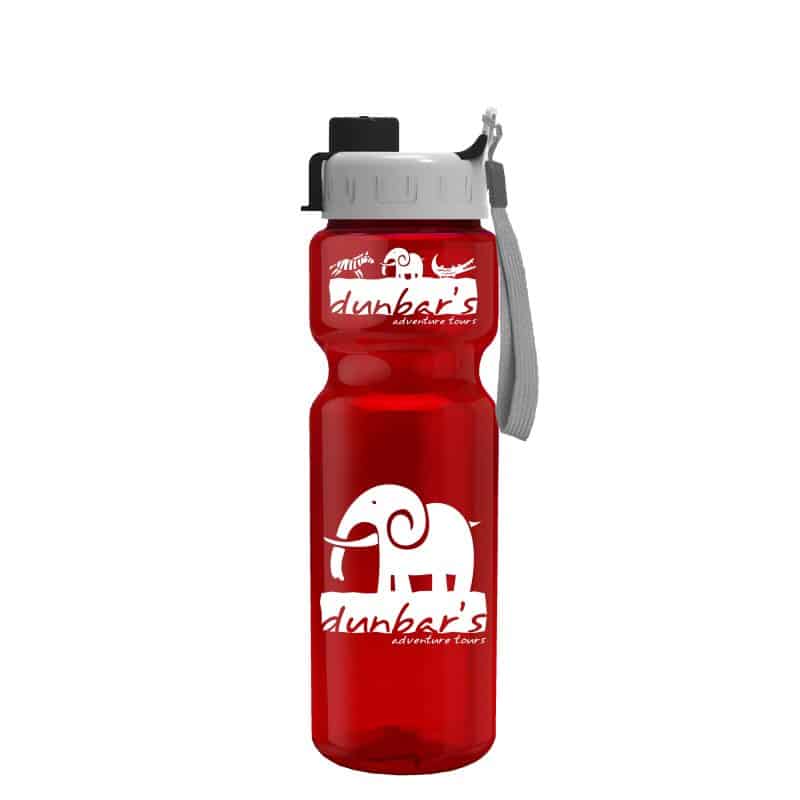 Custom Garyline® Champ Bottle with Quick-Snap Lid - 28 oz. - 6