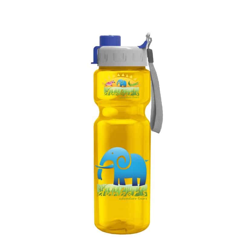 Custom Garyline® Champ Bottle with Quick-Snap Lid - 28 oz. - 9
