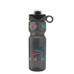 Custom Garyline® Champ Bottle with Two-Tone Drink-Thru Lid with Silicone Loop - 28 oz. - 1