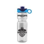 Custom Garyline® Champ Bottle with Two-Tone Drink-Thru Lid with Silicone Loop - 28 oz.