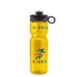 Custom Garyline® Champ Bottle with Two-Tone Drink-Thru Lid with Silicone Loop - 28 oz. - 9