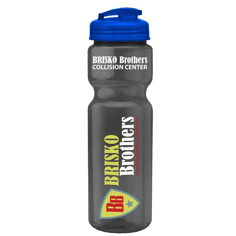 Custom Garyline® Champ Recycled Bottle with Flip-Top Lid - 28 oz. - 1
