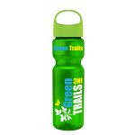 Custom Garyline® Champ Recycled Bottle with Oval Crest Lid - 28 oz. - 3