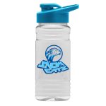 Custom Garyline® Clear Bottle with Drink-Thru Lid - 20 oz. - 1