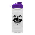 Custom Garyline® Clear Bottle with Flip Lid - 20 oz. - 6