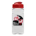 Custom Garyline® Clear Bottle with Flip-Top Lid - 20 oz. - 3