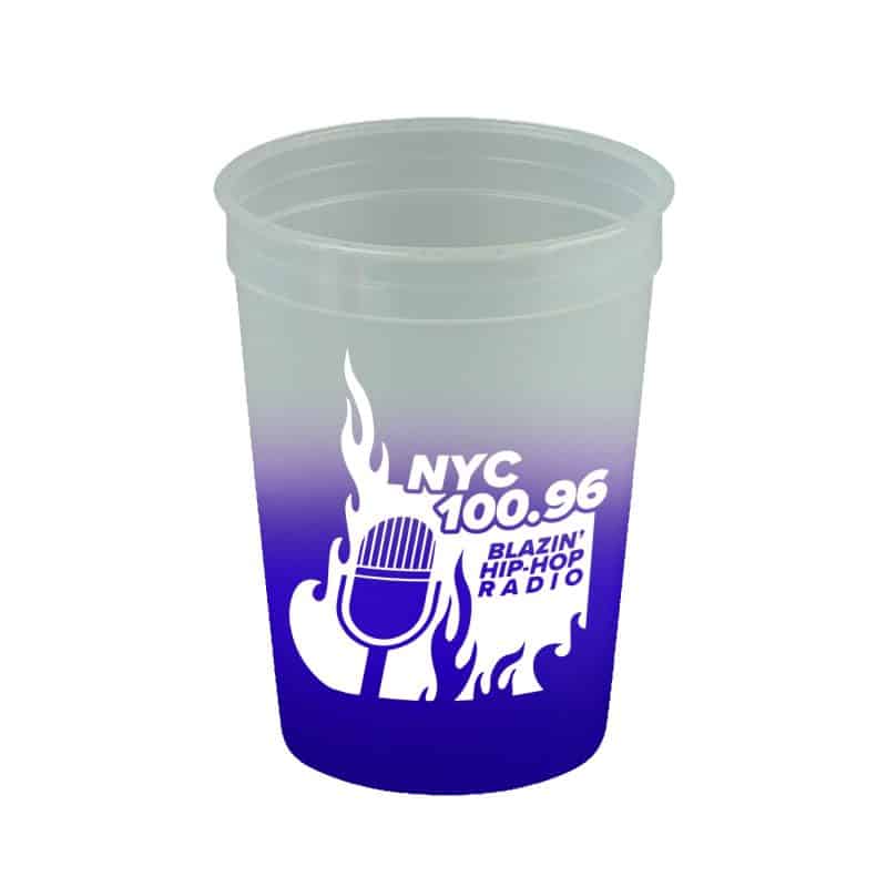 Custom Garyline® Cups-on-the-Go Color-Changing Stadium Cup - 12 oz. - 5
