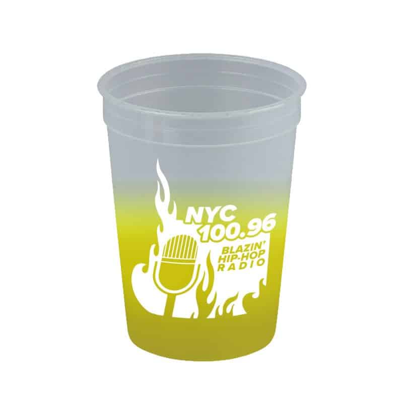 Custom Garyline® Cups-on-the-Go Color-Changing Stadium Cup - 12 oz. - 6