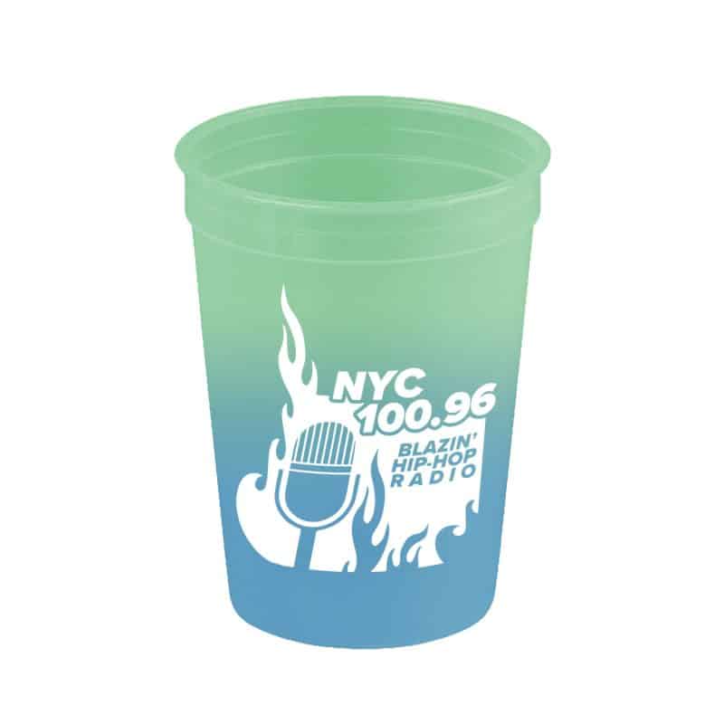 Custom Garyline® Cups-on-the-Go Color-Changing Stadium Cup - 12 oz. - 7