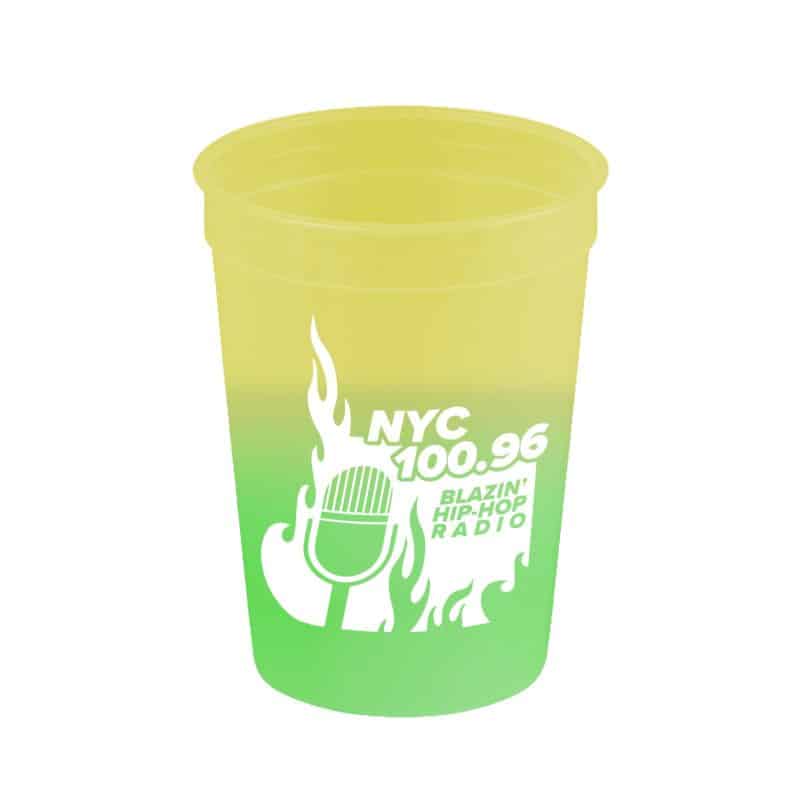Custom Garyline® Cups-on-the-Go Color-Changing Stadium Cup - 12 oz. - 8
