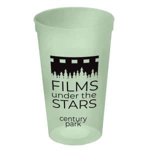 Custom Garyline® Cups-on-the-Go Glow-in-the-Dark Stadium Cup - 22 oz.