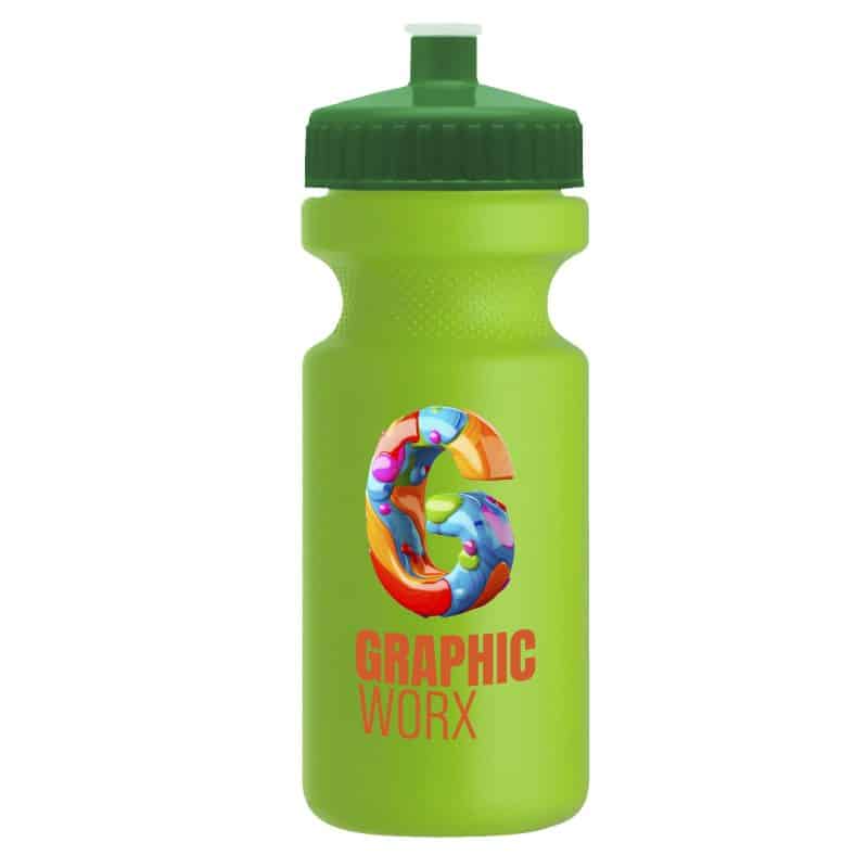 Custom Garyline® Cyclist Recycled Bike Bottle with Push-Pull Lid - 22 oz. - 4