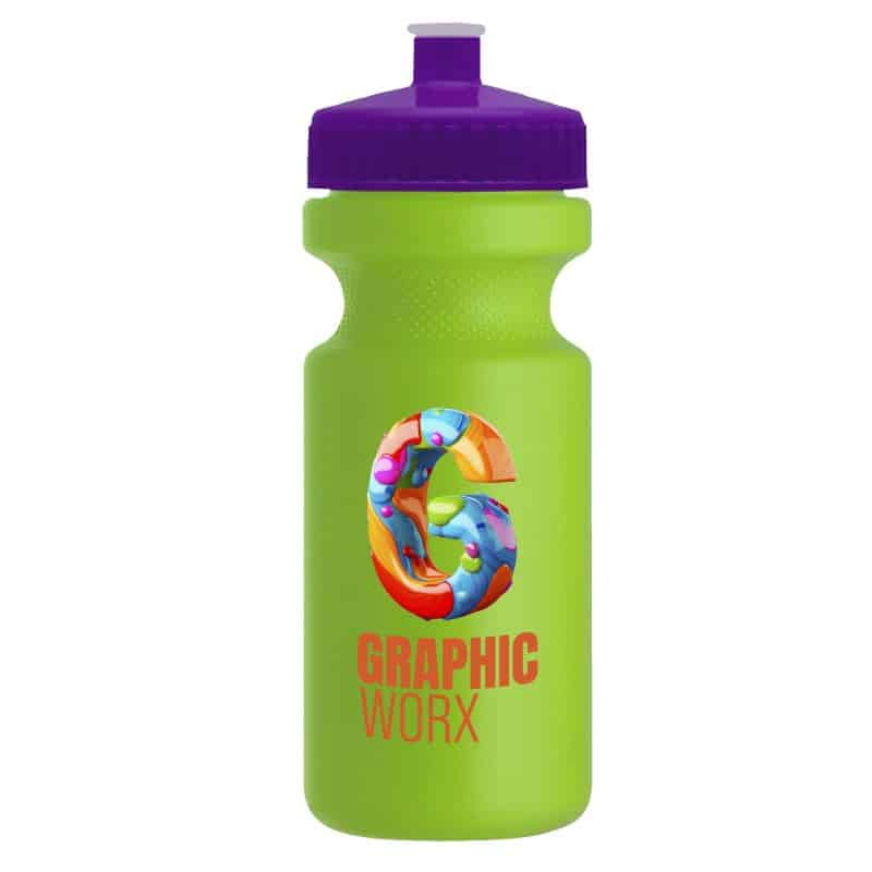 Custom Garyline® Cyclist Recycled Bike Bottle with Push-Pull Lid - 22 oz. - 5