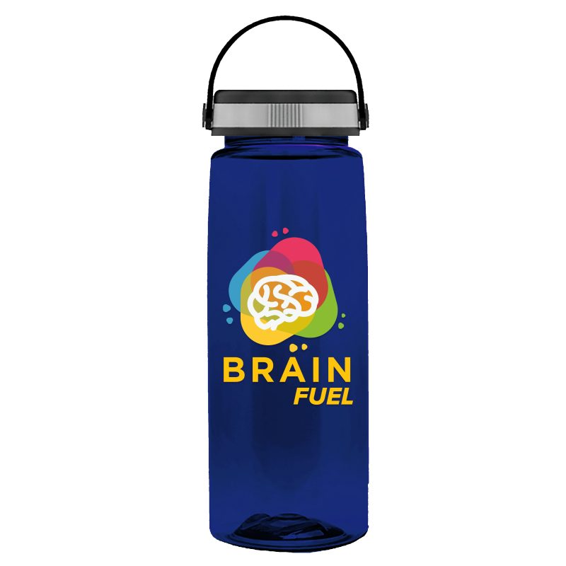 Custom Garyline® Flair Tritan® Bottle with Grip Lid - 26 oz. - 9