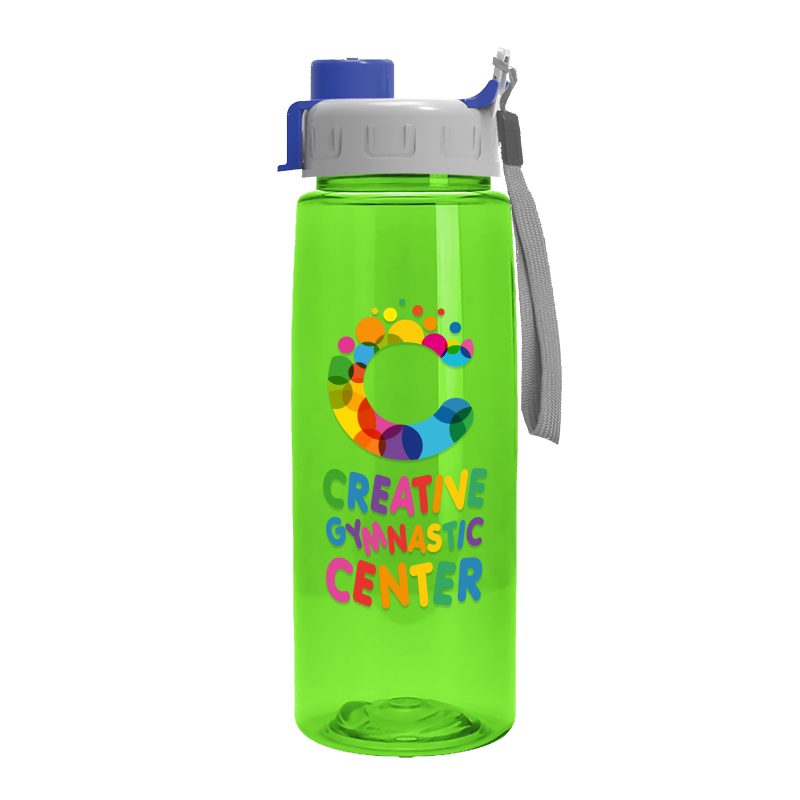 Custom Garyline® Flair Tritan® Bottle with Quick-Snap Lid - 26 oz. - 7