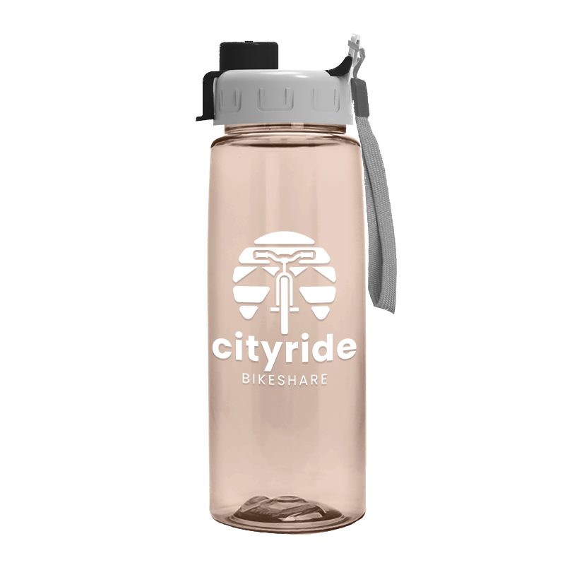 Custom Garyline® Flair Tritan® Bottle with Quick-Snap Lid - 26 oz. - 8